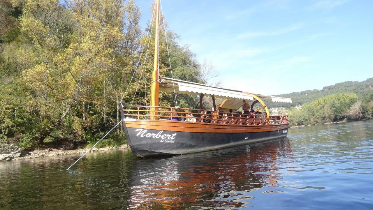 Chambre Du Sabotier - Studio Troglodytique - A 100 M Baignade En Riviere - Location De Canoe - Circuits Cyclo - Aire De Pique-Nique - 3 Restaurants Castelnaud La Chapelle Zewnętrze zdjęcie